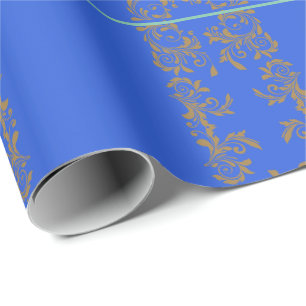 Blaue nebelige Tage Geschenkpapier
