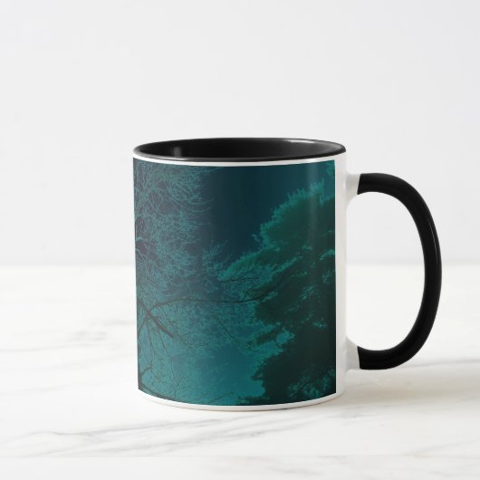 Blaue NebelKaffeetasse Tasse (Rechts)