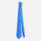 Blaue Necktie mit Aquarellstreifen Krawatte (Vorderseite)