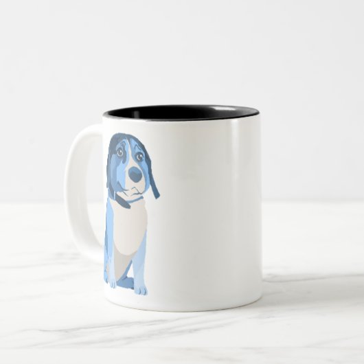 Blaue Ned Tasse (Vorderseite Links)