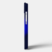 Blaue Neonenkreis-Valentine-Gehäuse Case-Mate iPhone Hülle (Rückseite / Links)