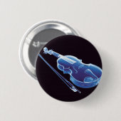 Blaue Neonvioline Button (Vorne & Hinten)