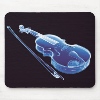 Blaue Neonvioline Mousepad