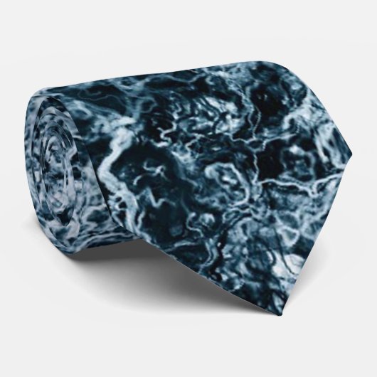 Blaue Neuron-Krawatte Krawatte (Gerollt)