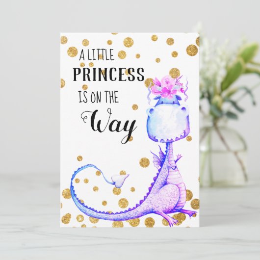 *~* blaue niedliche einladung (Stehend Vorderseite)