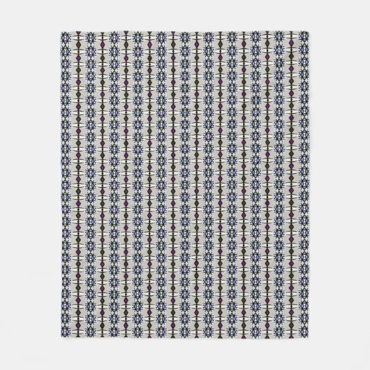 Blaue Nil-Fleece-Decke Fleecedecke (Vorderseite)