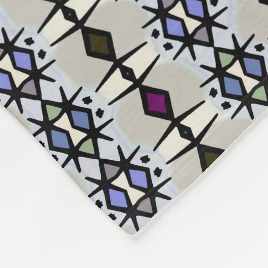 Blaue Nil-Fleece-Decke Fleecedecke (Ecke)