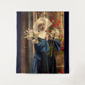 Blaue Nonne um 1910 Wandteppich (Vorderseite)