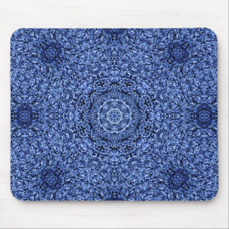 Blaue Noppe-Perser-Wolldecke Mousepad