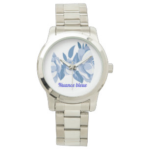 Blaue Nuance Armbanduhr