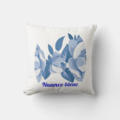 Blaue Nuance Kissen (Vorderseite)