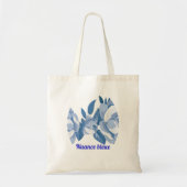 Blaue Nuance Tragetasche (Vorne)