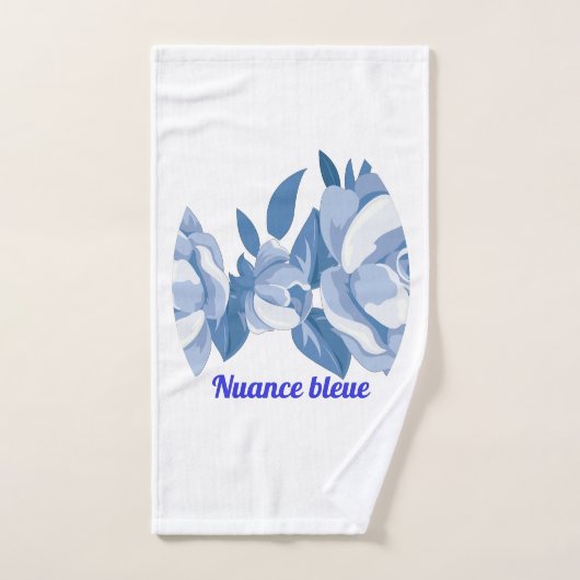 Blaue Nuance zusammen Bad Badhandtuch Set (Handtuch)