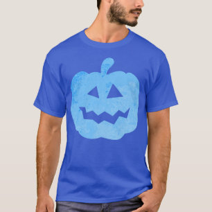 Blaue O-Laterne Autismus-Bewusstsein Halloween T-Shirt
