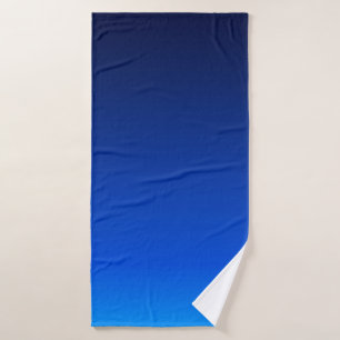 Blaue Ober-Gradienten Badehandtuch