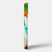 Blaue oder cysche Streifen über rustikal rötlich-o Case-Mate iPhone Hülle (Rückseite / Rechts)