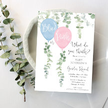 Blaue oder rosa Ballons, Grüne und Genus