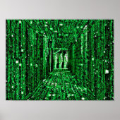 Blaue oder rote Pille Neo Poster (Vorne)