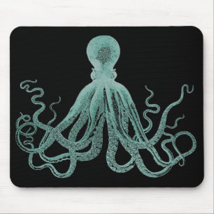 Blaue Oktopus-Mauspad Mousepad