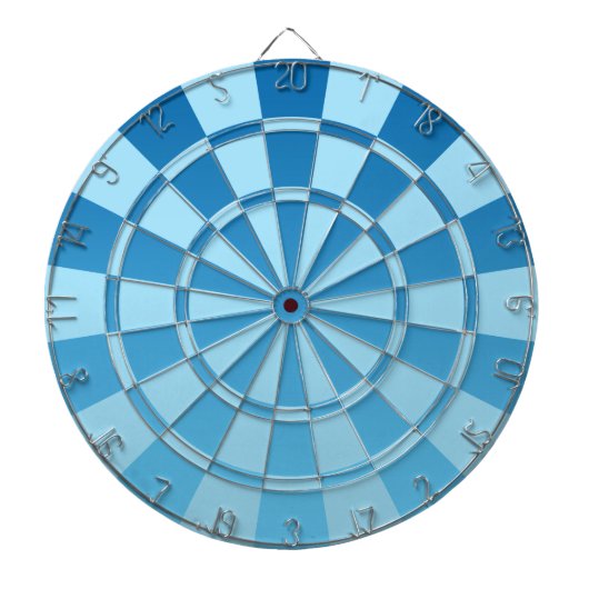 Blaue Ombre Dartscheibe (vorne)