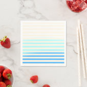 Blaue Ombre gestreifte Servietten (Beispiel)