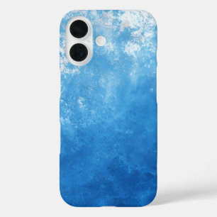 Blaue Ombre-Malerei iPhone 16 Hülle