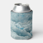 Blaue Onyx-Marmor, abstrakte Textur. Dosenkühler (Kanne Vorderseite)