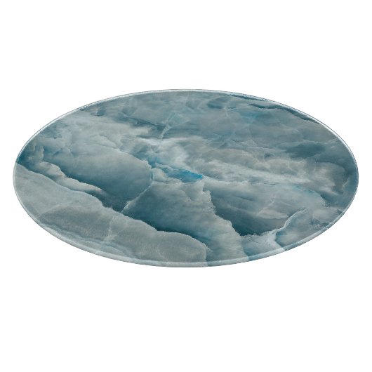 Blaue Onyx-Marmor, abstrakte Textur. Schneidebrett (Ecke)