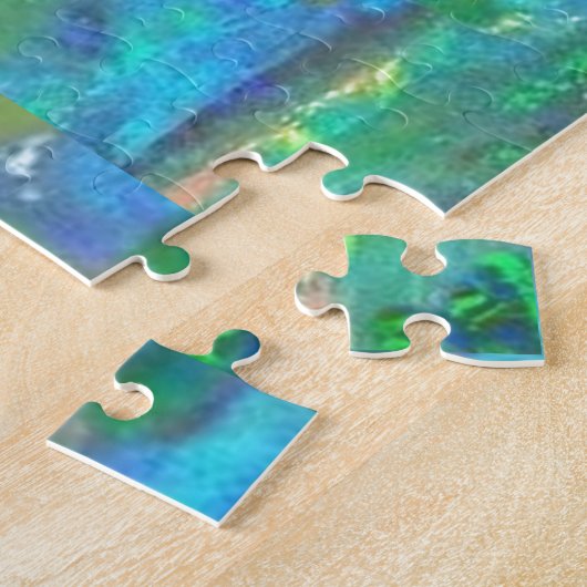 Blaue Opaloktober Birthstone durch Sharles Puzzle (Seite)