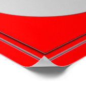 Blaue optische Illusion Poster (Ecke)