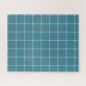 Blaue optische Illusion schwer anfechtbar Puzzle (Horizontal)