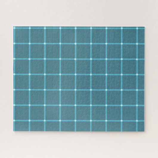 Blaue optische Illusion schwer anfechtbar Puzzle (Horizontal)