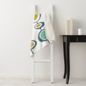 Blaue orange grüne Abstrakte Kreise Mitte Jahrhund Sherpadecke (Beispiel)