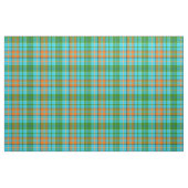 Blaue Orange Grüne Karo Tartan Design  Stoff (Fat Quarter (45,7 x 55,9 cm))