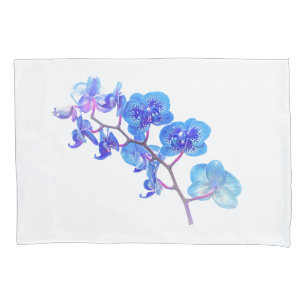 Blaue Orchidee Kissenbezug