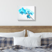 blaue Orchidee Leinwanddruck (Insitu (Schlafzimmer))