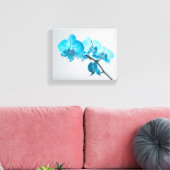 blaue Orchidee Leinwanddruck (Insitu (Wohnzimmer))
