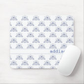 Blaue Orchidee Mousepad (Mit Mouse)