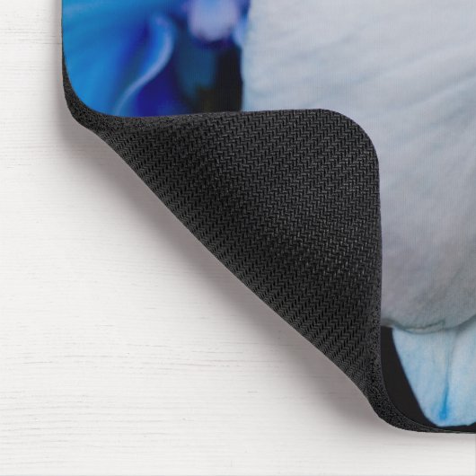 Blaue Orchidee Mousepad (Ecke)