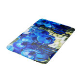 Blaue Orchideen Badematte (Schrägansicht)