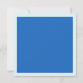 Blaue Orchideen-Brautparty-Einladung Einladung (Rückseite)