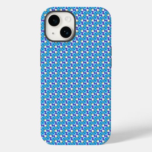 Blaue Orchideen Case-Mate iPhone Hülle (Rückseite)