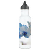 Blaue Orchideen Edelstahlflasche (Rechts)