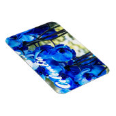 Blaue Orchideen Magnet (Rechte Seite)