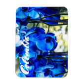 Blaue Orchideen Magnet (Vertikal)