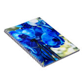 Blaue Orchideen Notizblock (Rechte Seite)