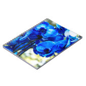 Blaue Orchideen Notizblock (Linke Seite)