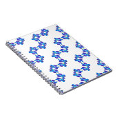 Blaue Orchideen Notizblock (Rechte Seite)