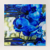 Blaue Orchideen Puzzle (Horizontal)