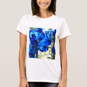 Blaue Orchideen T-Shirt